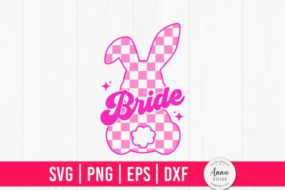 Bride Easter Retro Pink Checkered Bunny Review