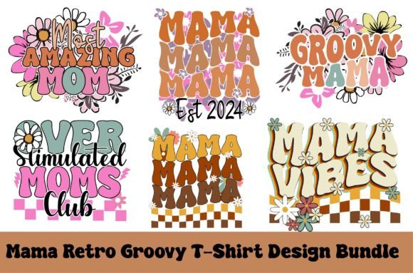 Mama Retro Groovy T-Shirt Design Bundle Review