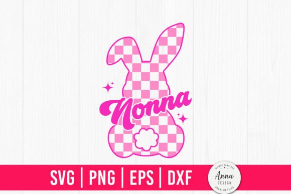Nonna Easter Retro Pink Checkered Bunny Review