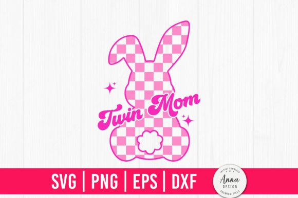 Twin Mom Easter Retro Checkered Bunny Review